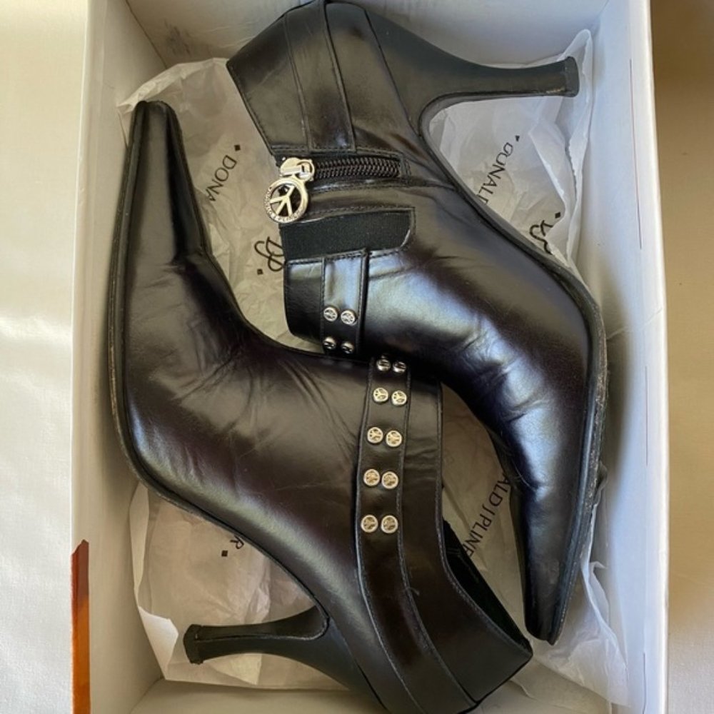 DONALD PLINER Mars leather BOOTIES